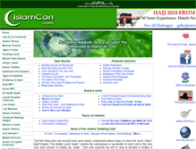 Tablet Screenshot of islamcan.com